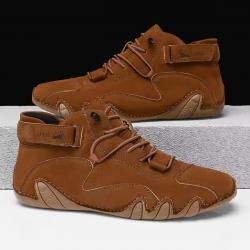 Chaussures Homme Été Rétro - Mocassins Cuir Respirant, Étanches, Confortables, Ville, Rando Marron