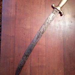 Rare glaive d'infanterie Italienne Mle 1843 ,SF