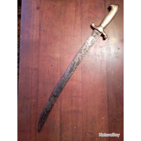Rare glaive d'infanterie Italienne Mle 1843 ,SF