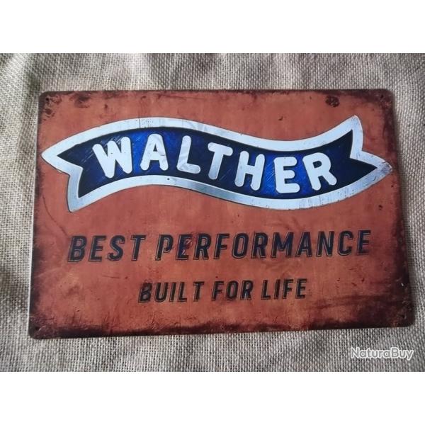 enseigne mtal WALTHER