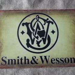 enseigne métal SMITH & WESSON