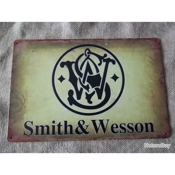 enseigne mtal SMITH & WESSON