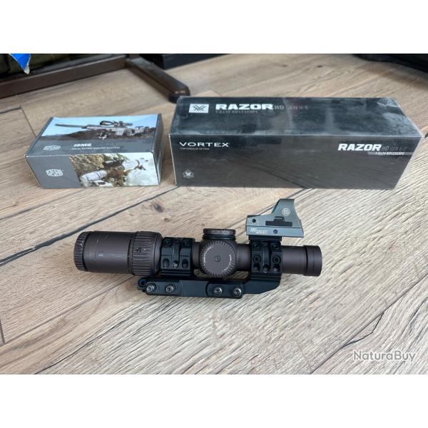 Razor 1-6 red dot et montage