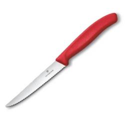 6.7231.C1 Couteau steak à dents Victorinox Swiss Classic 11cm rouge