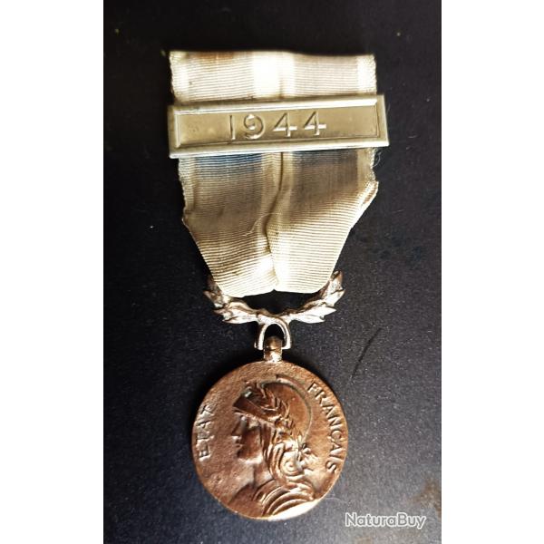MEDAILLE COLONIALE   ETAT FRANCAIS