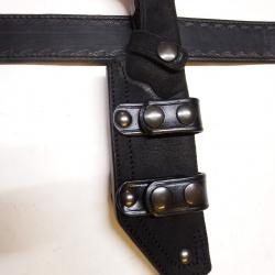 ETUI de COUTEAU CUIR "SCOUT"  (fabrication entreprise artisanale française )