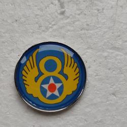 BROCHE METAL DE LA 8 EME U.S. AIR FORCE