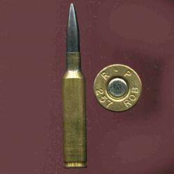 .257 ROBERTS - marquage : R-P 257 ROB - longue balle noire pointe creyse