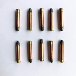Un lot de 10 cartouches 6mm extra long percussion annulaire