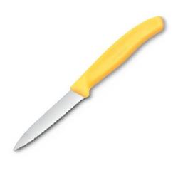 6.7638.C1 Couteau d'office à dents Victorinox Swiss Classic 8cm jaune