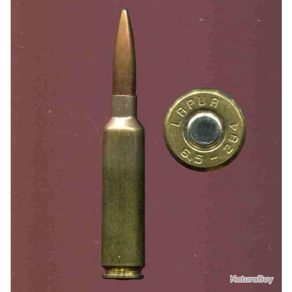 6.5 - 284  - marquage : LAPUA 6.5-284 - longue balle pointe creuse - tui de 55 mm