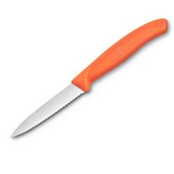 6.7639.C1 Couteau d'office à dents Victorinox Swiss Classic 8cm orange