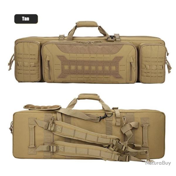 Sac  Dos Tactique Rembourr Carabines Longues Double Capacit tui Souple Polyvalent Chasse Kaki