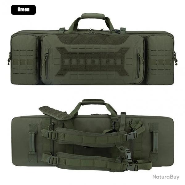 Sac  Dos Tactique Rembourr Carabines Longues Double Capacit tui Souple Polyvalent Chasse Vert
