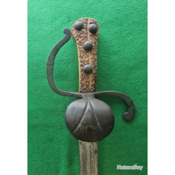 GLAIVE EPEE SABRE  XVIII SCENES DE CHASSE