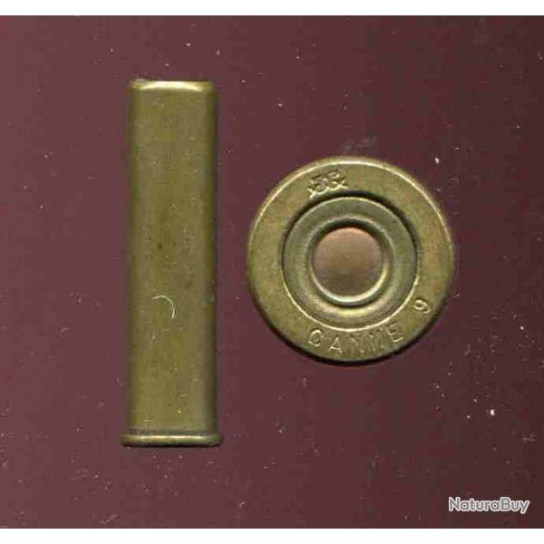 9 mm Canne-Fusil  grenaille - marquage : GG CANNE 9 - amoage GAUPILLAT - tui laiton 39 mm