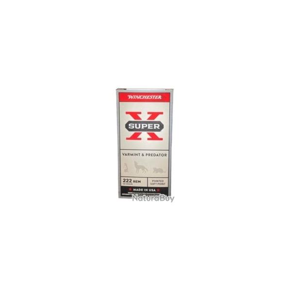 1 Boite de Balles Winchester 222 REM PSP 50GR