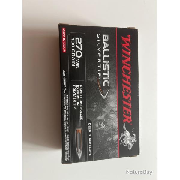 Winchester ballistic silvertip 270 win