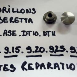 TOURILLONS POUR FUSILS BERETTA calibres 12 et 20 Modèles: 682/DT10/DT11Acier