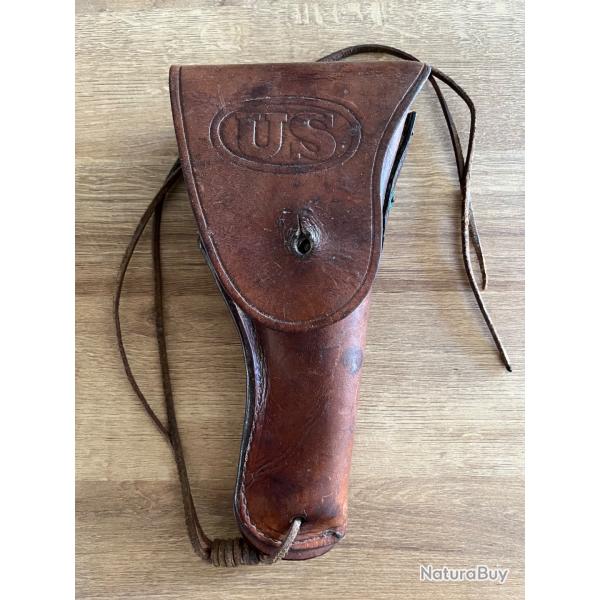 Etui Colt 1911 Graton et Knight date 1943Trs bonne tat avec son lacet et couleur d'origine