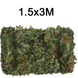 FILET DE CAMOUFLAGE 1.5 X 3 METRES