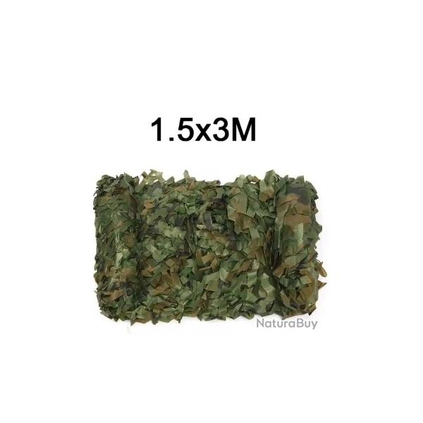 FILET DE CAMOUFLAGE 1.5 X 3 METRES