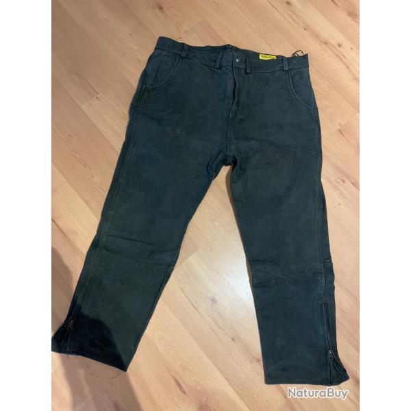 Pantalon chasse Cuir Verney Carron Neuf T 58