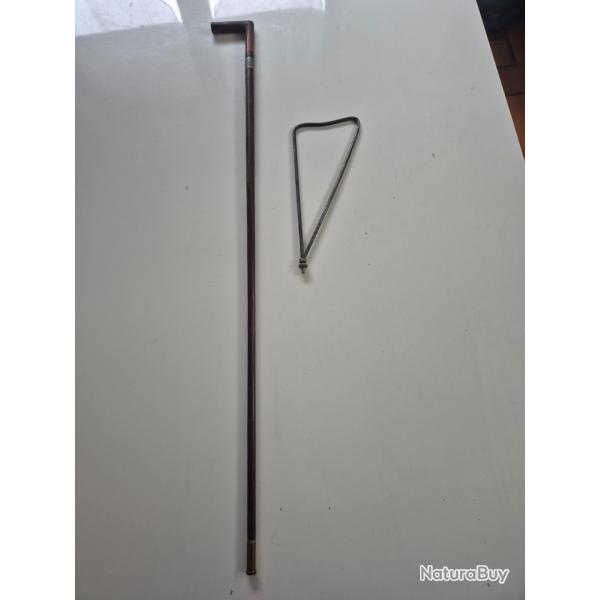 Canne fusil type toile Manufrance poign bakelite