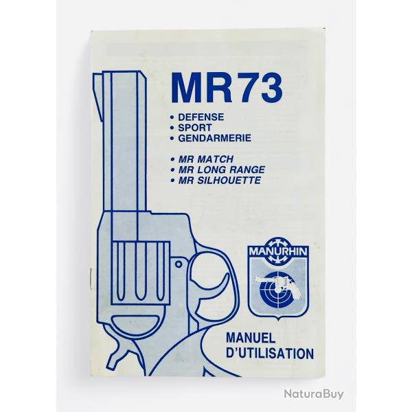 Notice Manurhin MR73 Occasion