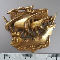 Insigne très belle broche armoiries ville de Paris Arthus Bertrand Paris Edition