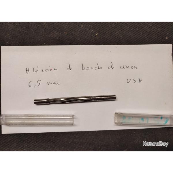 Alsoir de bouche de canon ,6,5mm, finition