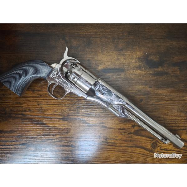 Colt 1860 dition limite - US Marshall - Grav laser - cal. 44