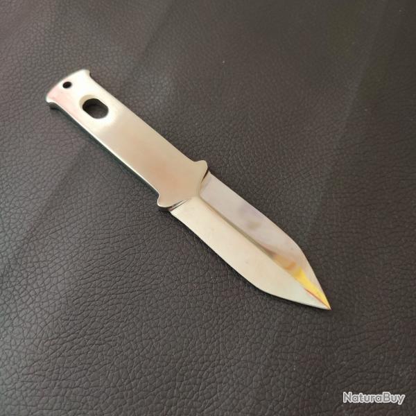 Couteau de mtier, de botte (?), combat, plonge, tout inox, MADE IN FRANCE