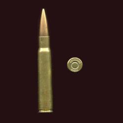 8 x 60 S - marquage : BROWNING 8X60S - balle cuivre pointue