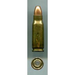 8 x 35 Adler - balle cuivre méplate - étui laiton de 34.8 mm de long