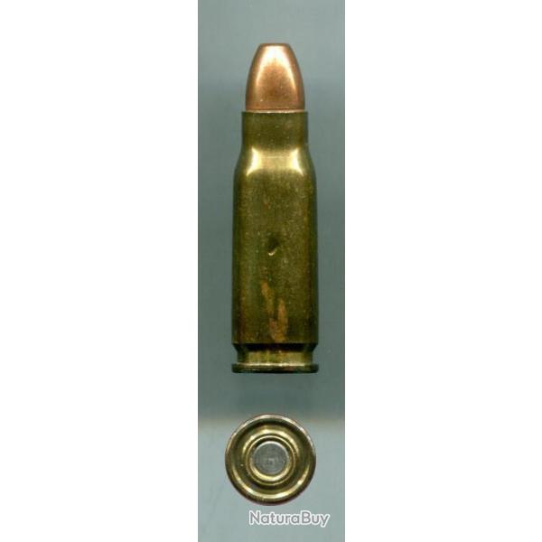 8 x 35 Adler - balle cuivre mplate - tui laiton de 34.8 mm de long