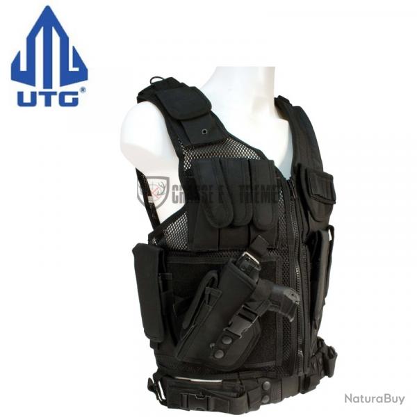 Gilet Noir avec Holster UTG