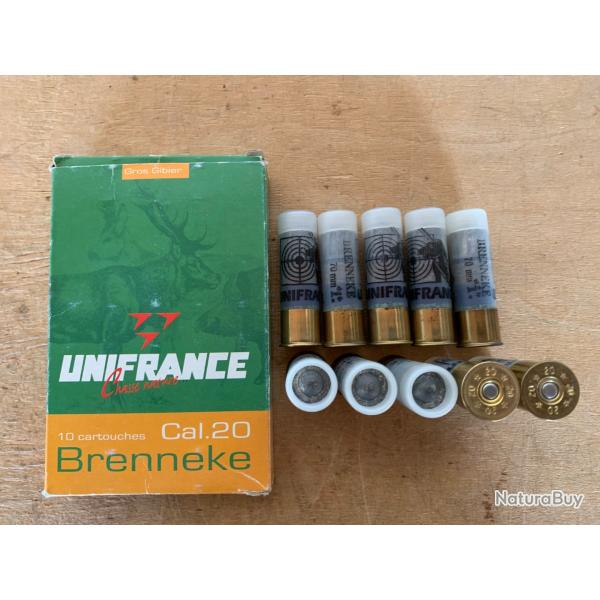Bote de balles Brenneke cal 20.