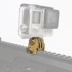 Fixation Gopro Rail Picatinny - TAN - SKX INDUSTRIES