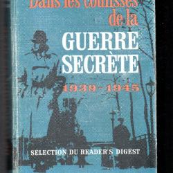Dans les coulisses guerre secrète 1939-1945  sursis