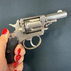 MAGNIFIQUE REVOLVER BULLDOG A. FRANCOTTE À LIÈGE calibre 320/320long