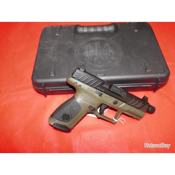 Pistolet BERETTA APX COMPACT TACTICAL en 9x19mm canon filet