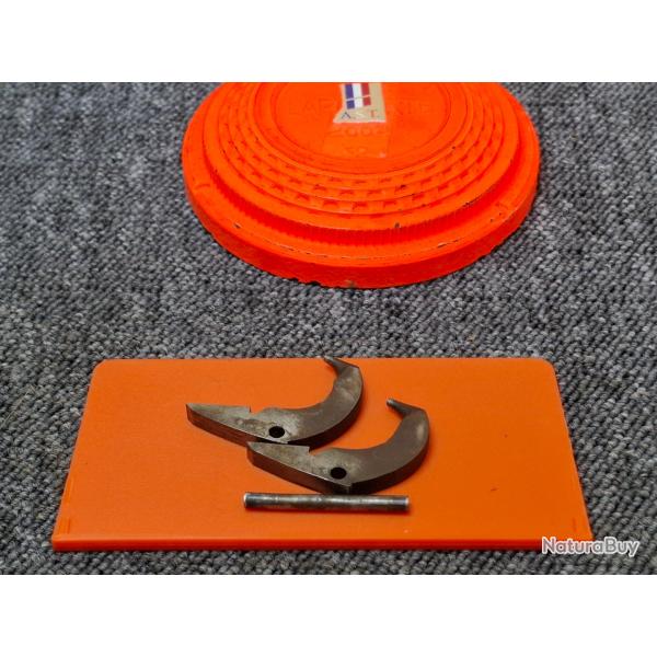 HELICE - Cal 12/70 - Juxta - Pice - Paire de Chiens + axe