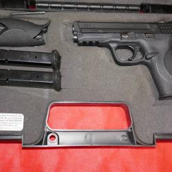 Pistolet S&W M&P 9 en 9x19mm complet avec sa mallette et son second chargeur