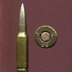 7 x 49 Liviano (alias 7 mm second optimum) - essais pré-NATO de la FN Belge - marquage : F N 55