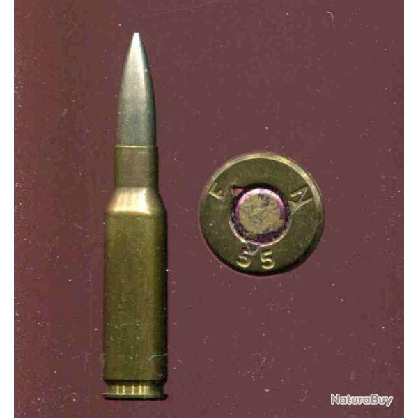 7 x 49 Liviano (alias 7 mm second optimum) - essais pr-NATO de la FN Belge - marquage : F N 55