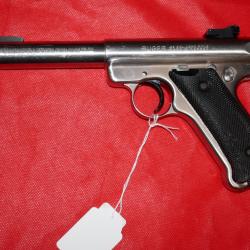 Pistolet RUGER MARK II TARGET Inox en 22 Lr