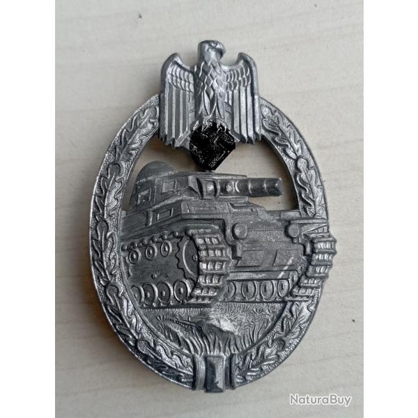 Insigne d'assaut de Panzer Panzerkampfabzeichen Argent Grade par Hermann Aurich