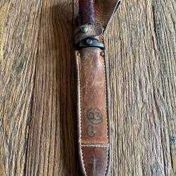 Ancienne baïonnette Tchécoslovaque couteau combat avec fourreau