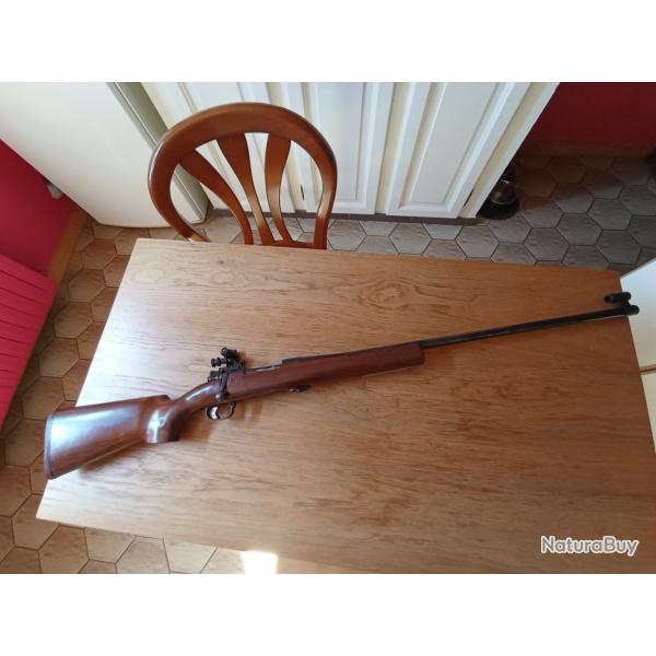 belle carabine danoise fabrique par schutz & larsen  mod m 58 (gew 98 modie tld)  cal 308 w